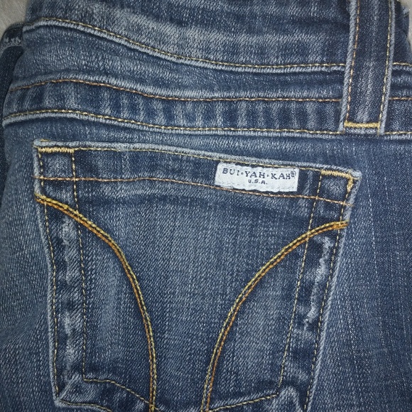 BuiYahKah 28x29 Stitch Pocket Bootcut Jeans - Picture 3 of 6
